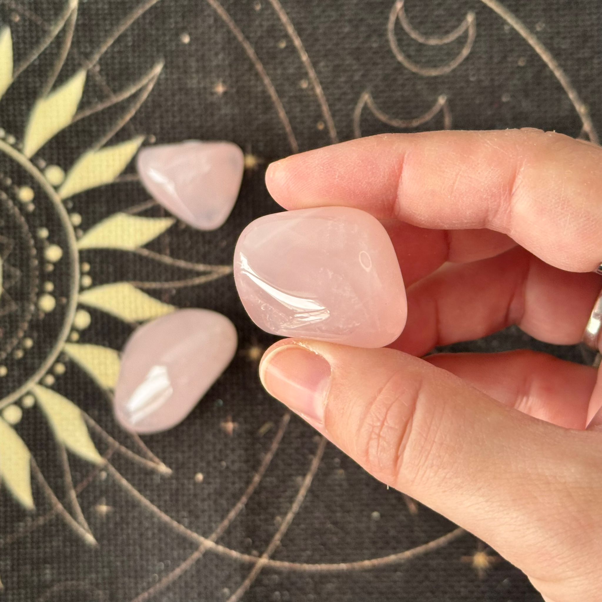 cuarzo rosa rodado pulido ecomagic