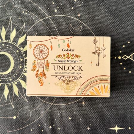 copas de carbón con incienso natural mezclado de la marca Goloka y aroma desbloqueante de ecomagic