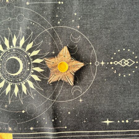 incensario de madera tallada para conos y barillas ecomagic