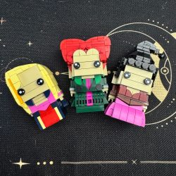 lego de disney hocus pocus el retorno de las brujas para montar en tu altar y decoración de halloween