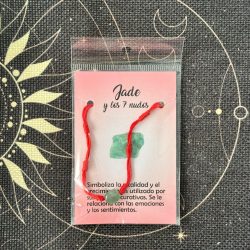 pulsera de 7 nudos de jade ecomagic