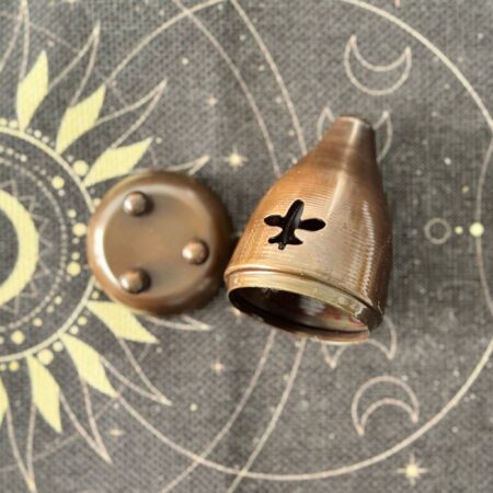 quemador de incienso de bronce calado ecomagic calidad premium