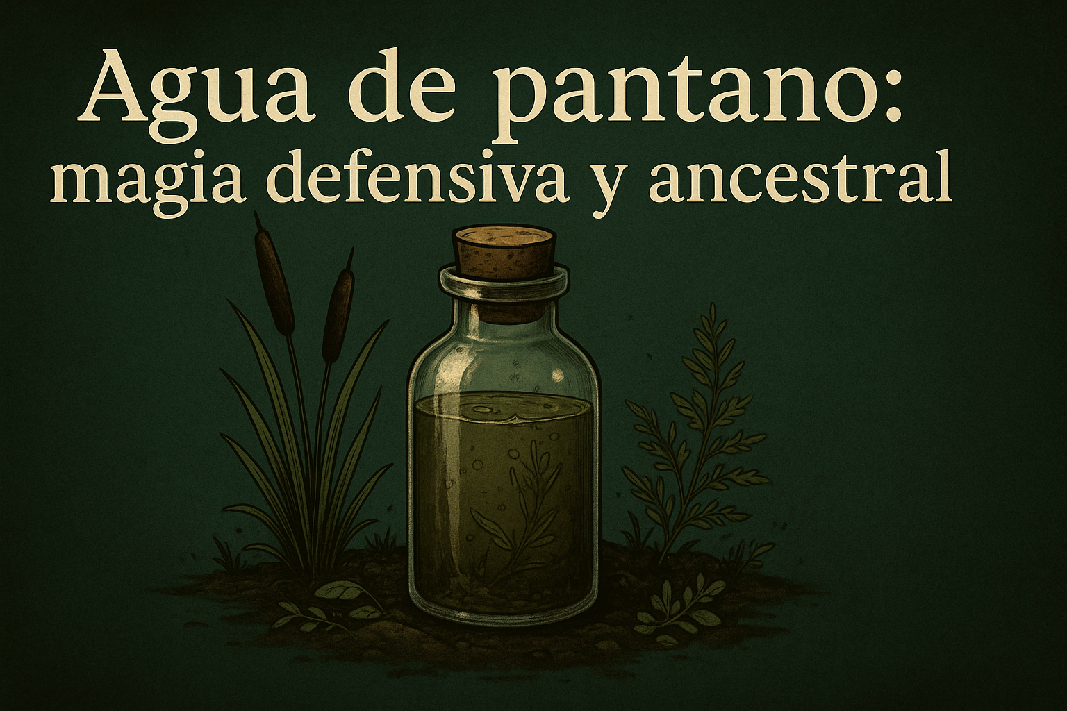 agua de pantano para magia defensiva y ancestral paso a paso en ecomagic