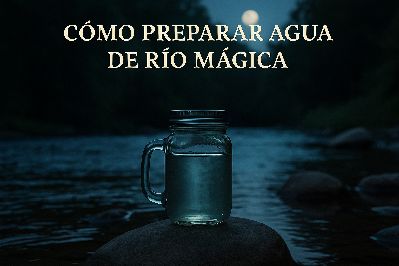 como hacer agua de rio para rituales y magia - ecomagic especial aguas de bruja