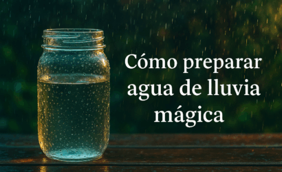 como hacer agua de lluvia mágica paso a paso