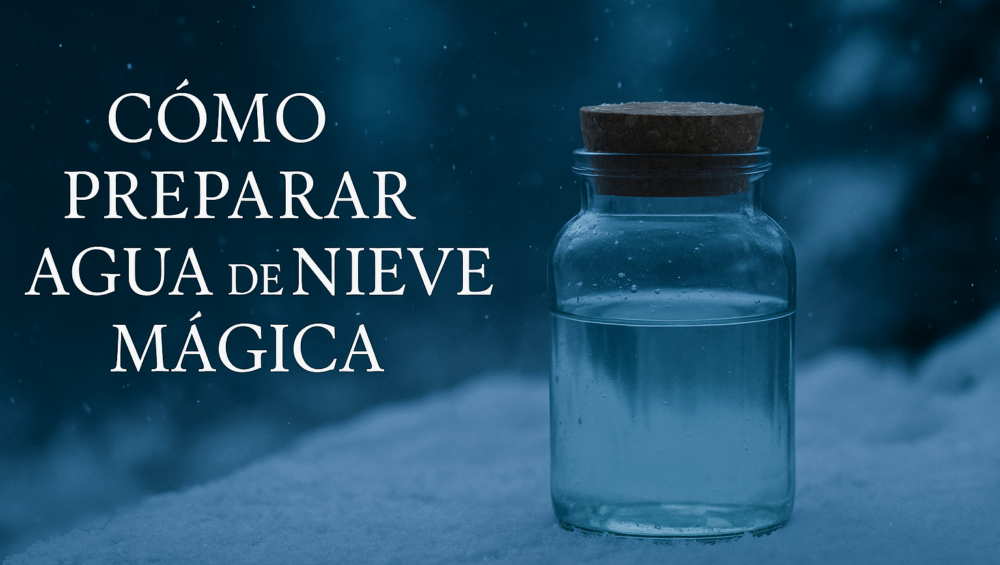 como preparar agua de nieve paso a paso para rituales y hechizos de bruja en ecomagic