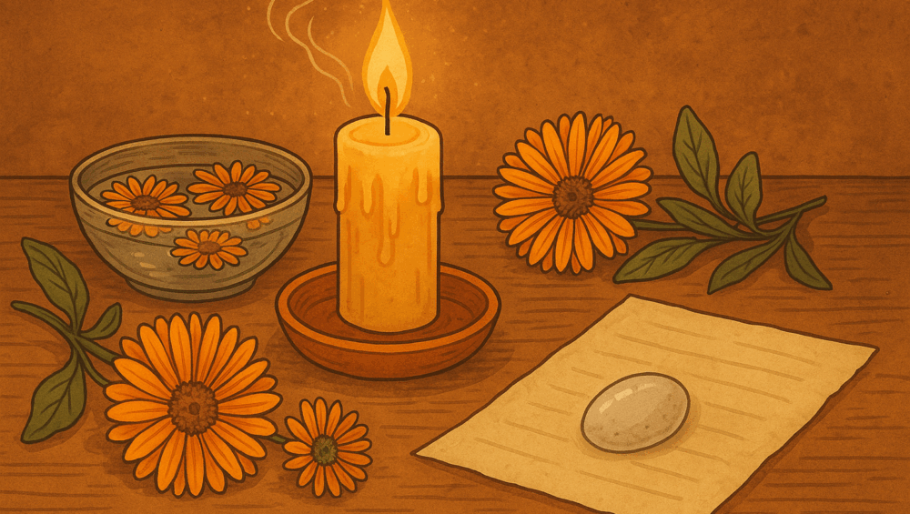 ritual para la sanación y la alegría con caléndula - ecomagic