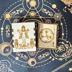 caja de cerillas de la diosa lilith artesanal hecha a mano ecomagic