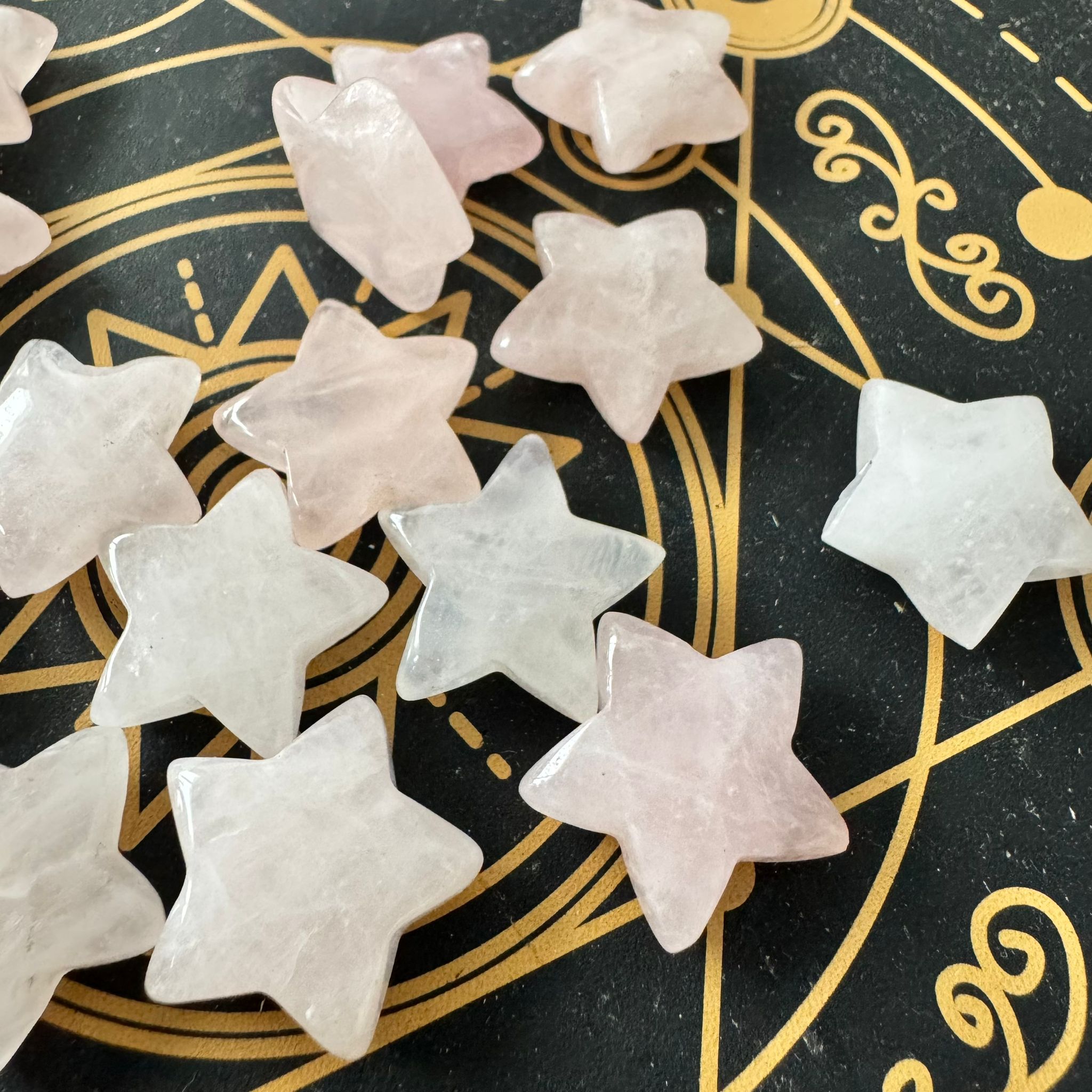 estrella de cuarzo rosa ecomagic