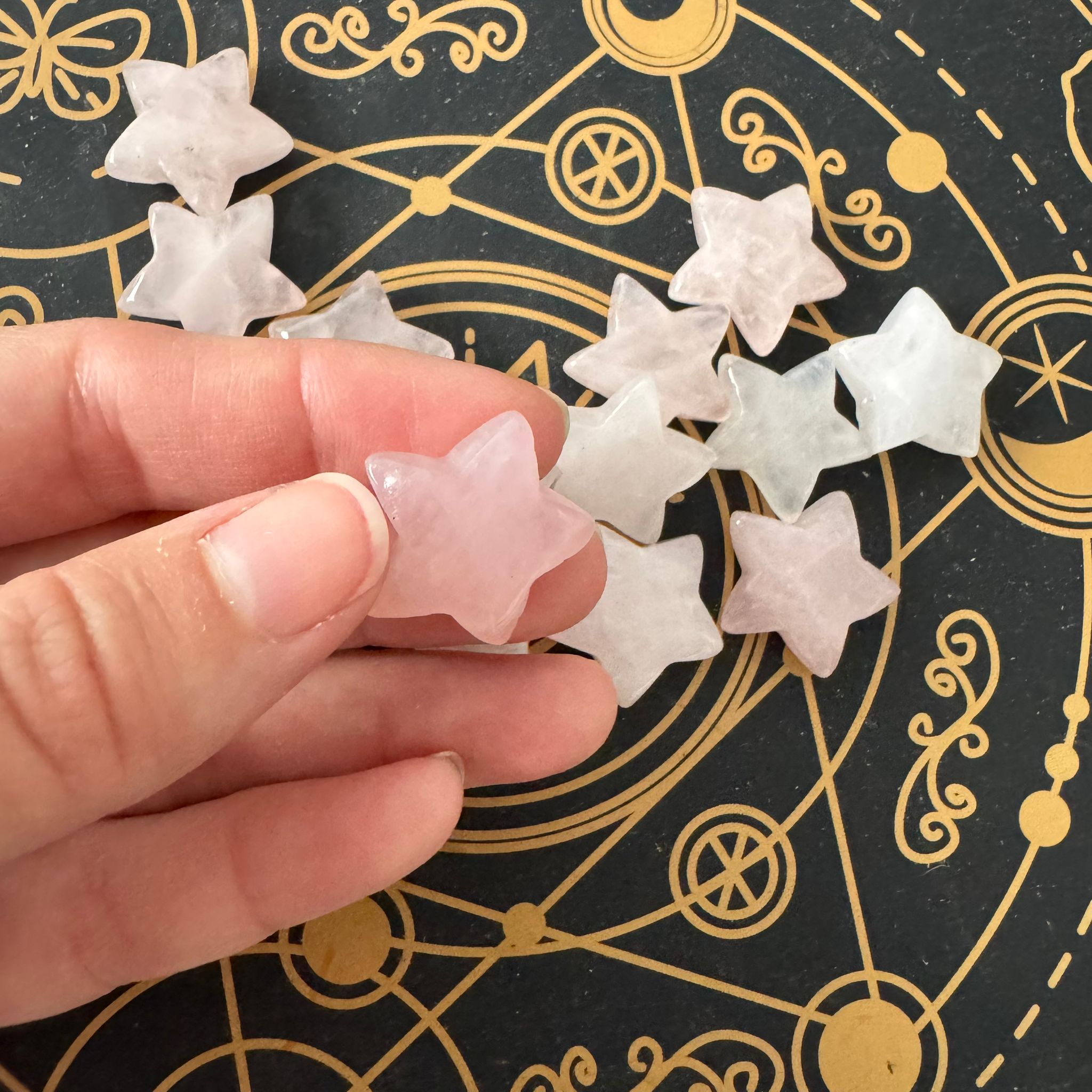 estrella de cuarzo rosa ecomagic