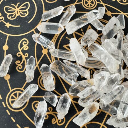 puntas de cuarzo blanco naturales ecomagic