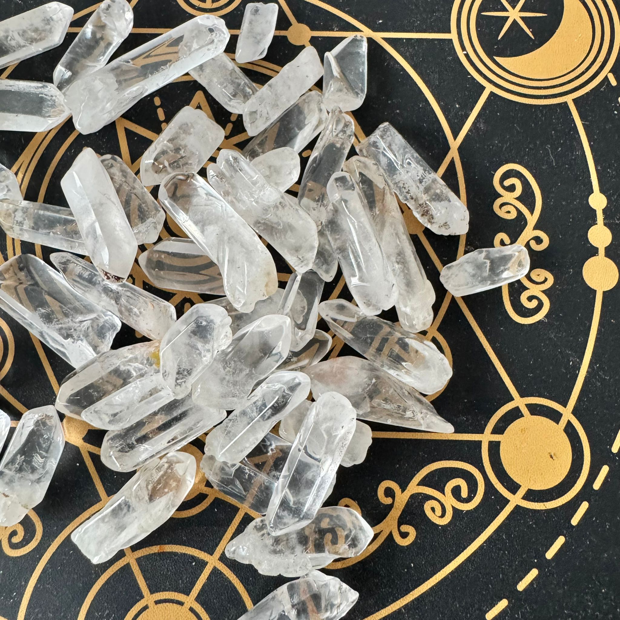 puntas de cuarzo blanco naturales ecomagic