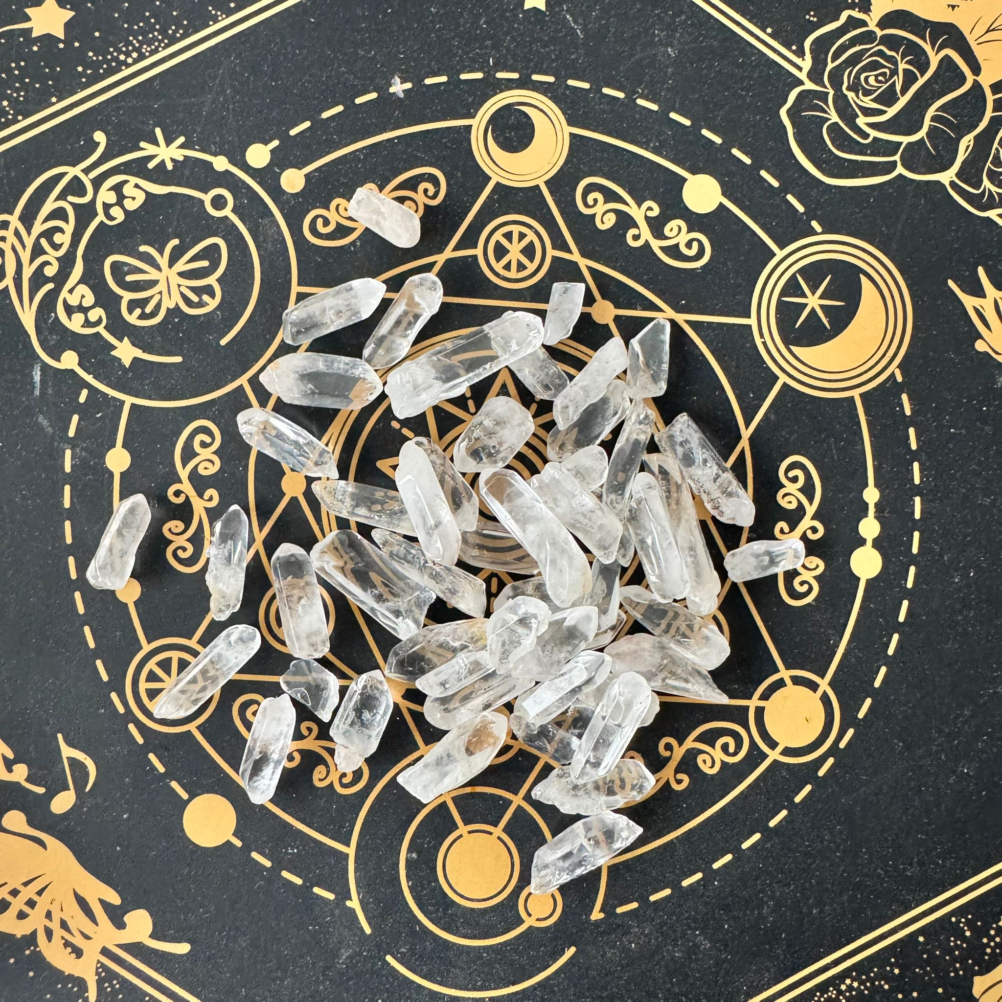 puntas de cuarzo blanco naturales ecomagic