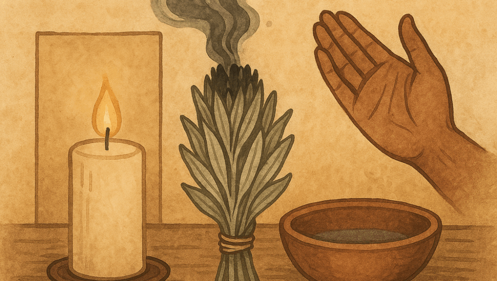 ritual con salvia blanca en diciembre para nuevos comienzos - ecomagic