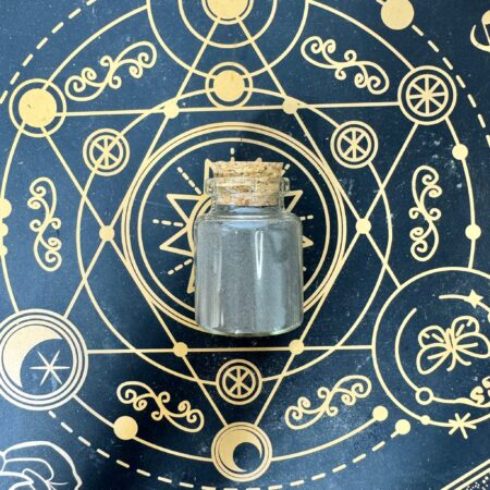 sal de bruja negra para la protección del espacio y la energía ecomagic realizada a mano artesanalmente