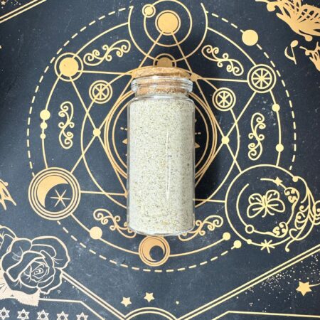 sal de bruja amarilla para la alegría y la energía positiva ecomagic hecha a mano artesanalmente con ingredientes naturales y comestibles