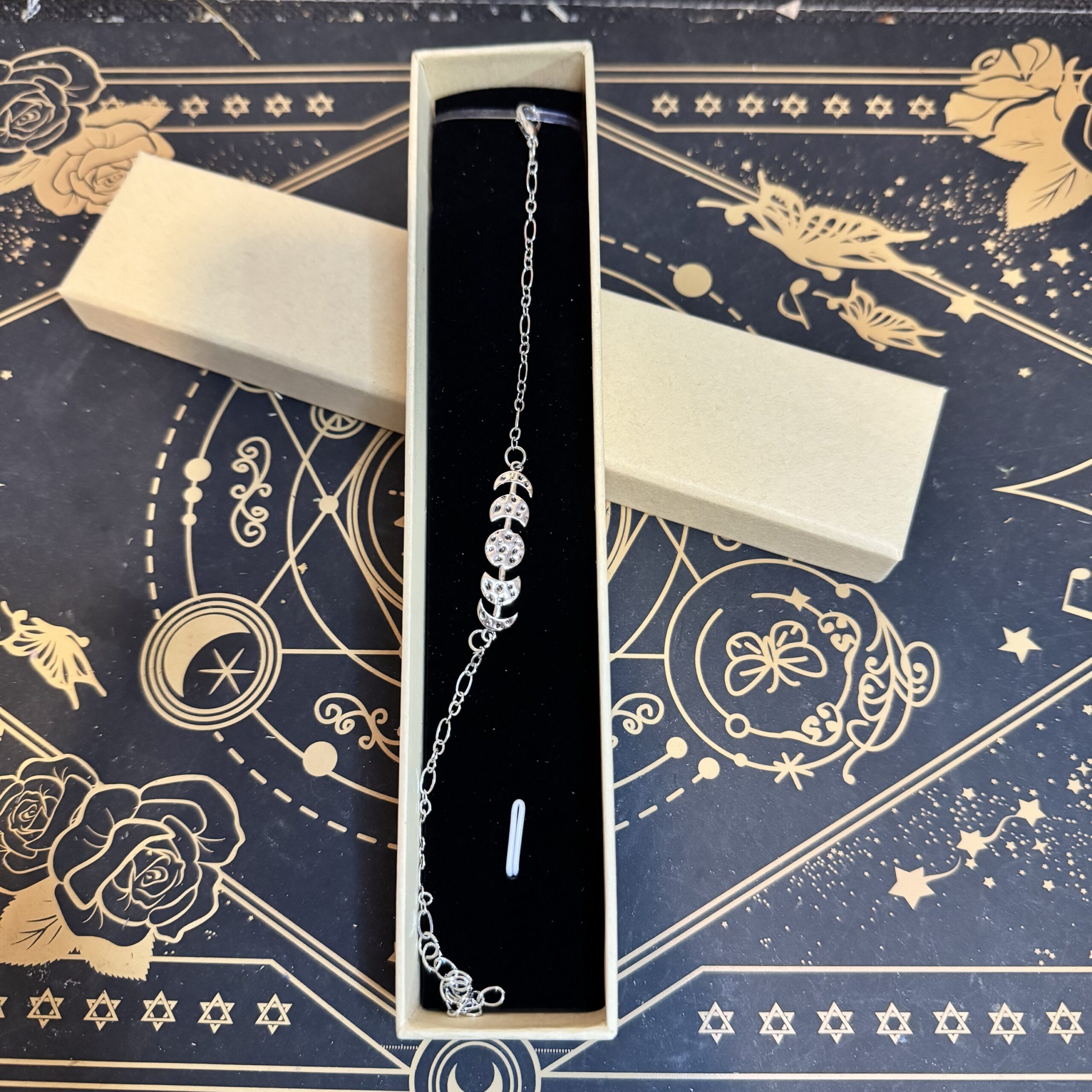 Pulsera de fases lunares de bisutería - 24cm