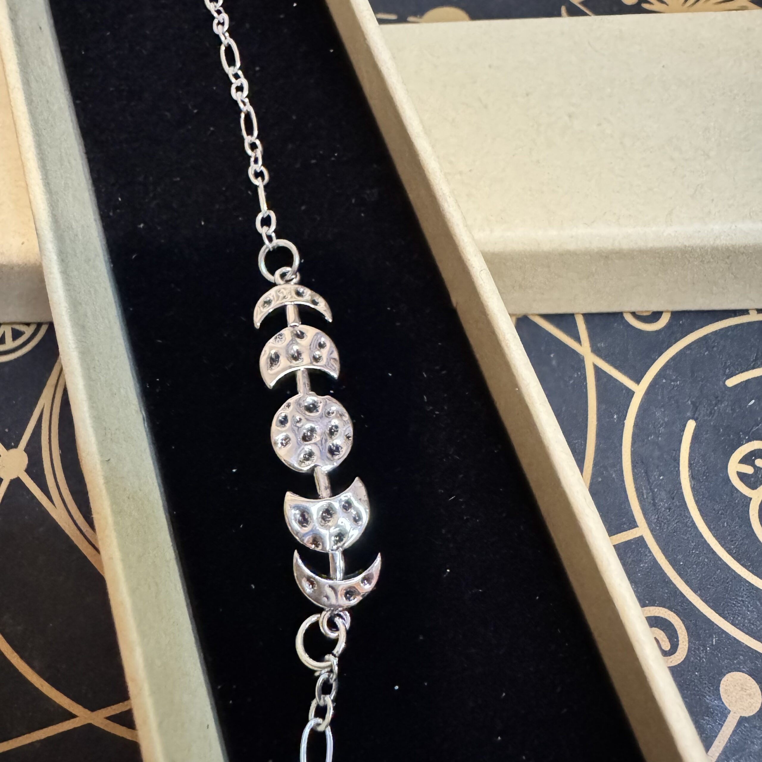 Pulsera de fases lunares de bisutería - 24cm - Imagen 3