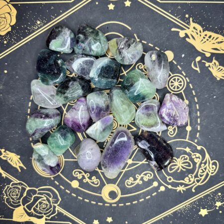 Fluorita candy en rodados pulidos - diferentes tamaños
