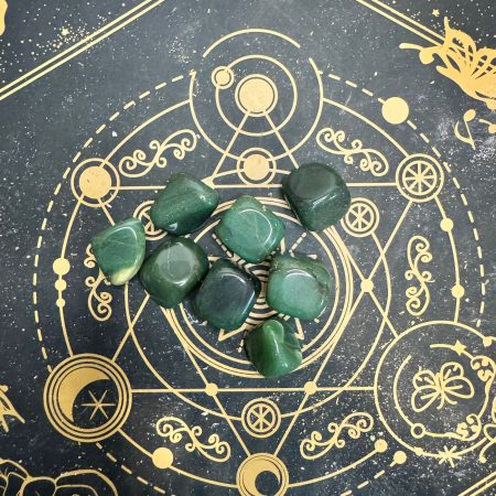 Jaspe verde - rodados pulidos variados