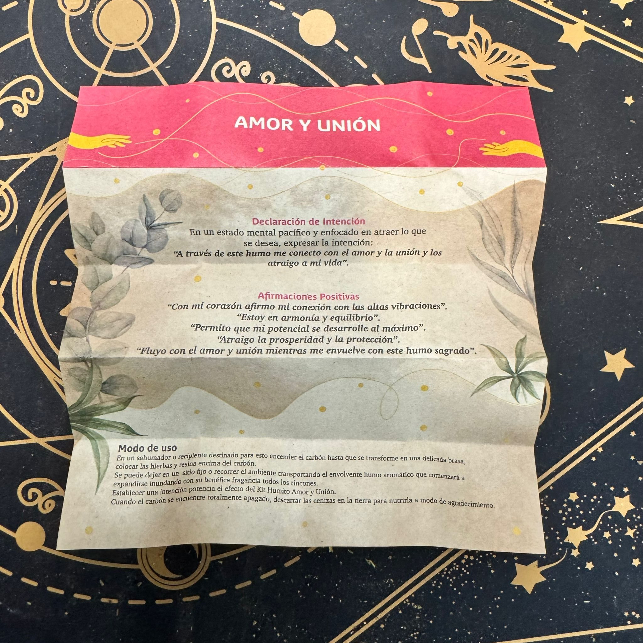 Kit de humito sagrado "Amor y unión" - Sagrada Madre - Imagen 3