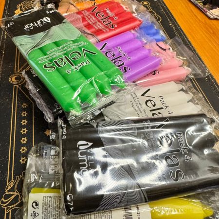 Pack de 4 velas para rituales - Elige los colores que necesitas