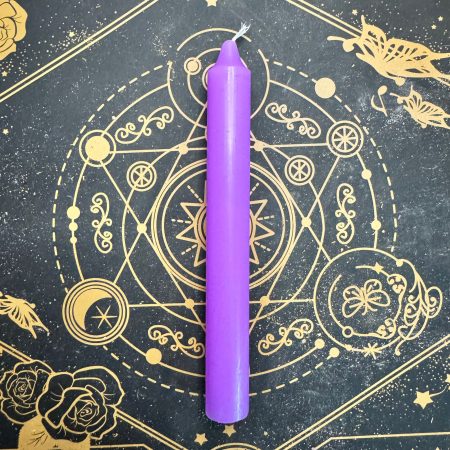 Pack de 4 velas moradas para rituales