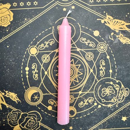Pack de 4 velas rosas para rituales
