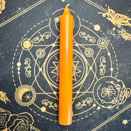 Pack de 4 velas naranjas para rituales