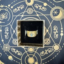 Anillo Ojo de Horus Real – Acero inoxidable ajustable