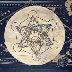 Cubo de Metatrón - Altar/banco que contiene todos los sólidos platónicos, estructura del universo