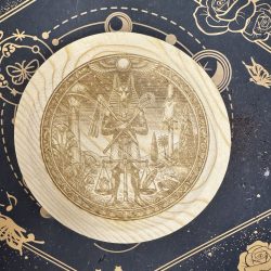 Anubis (14cm) - Altar de madera pequeño del Dios Egipcio