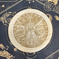 Yemayá (14cm) - Altar de madera pequeño de la Diosa Yoruba