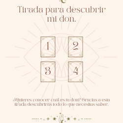 Descubre tu don con esta tirada
